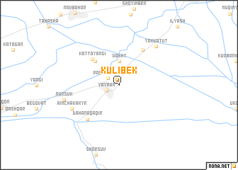 map of Kulibek