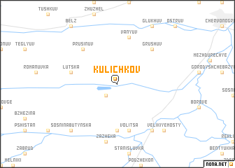 map of Kulichkov