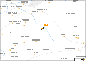 map of Kuligi