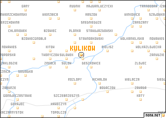 map of Kulików