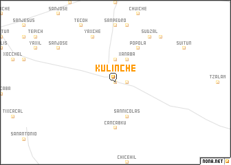 map of Kulinché