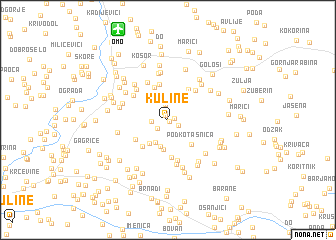 map of Kuline