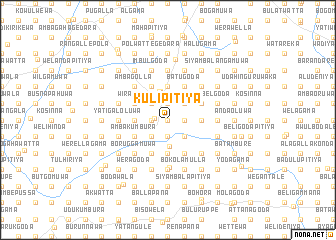 map of Kulipitiya