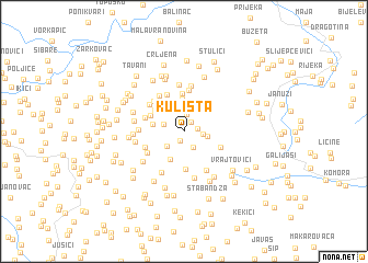 map of Kulišta