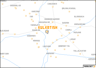 map of Kūl Kātish