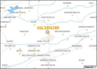 map of Külsőiszap