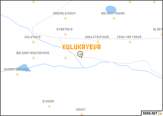 map of Kulukayeva