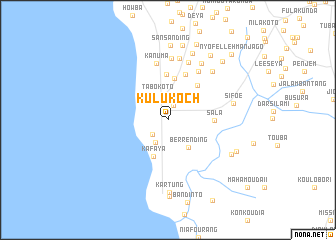 map of Kulukoch