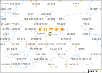 map of KuLutsheko