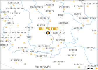 map of Kulyatino