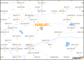 map of Kumajny