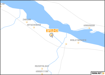 map of Kumak