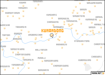 map of Kŭmam-dong