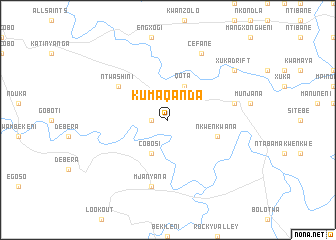 map of KuMaqanda