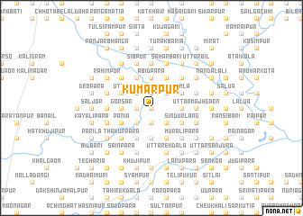 map of Kumārpur
