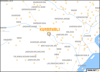 map of Kumārwāli