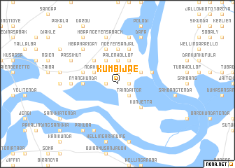 map of Kumbijae