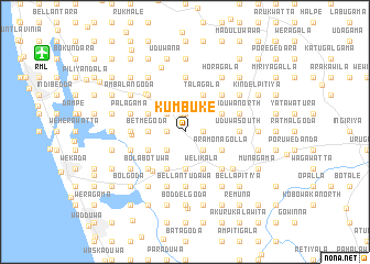 map of Kumbuke