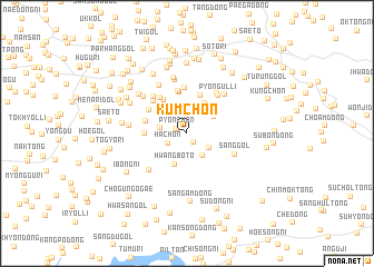 map of Kŭm-ch\