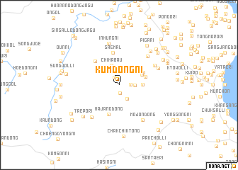 map of Kŭmdŏng-ni