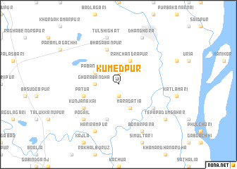 map of Kumedpur