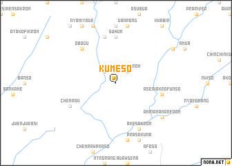 map of Kumeso