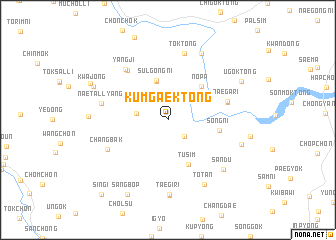 map of Kŭmgaek-tong