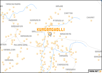 map of Kŭmgangwŏl-li
