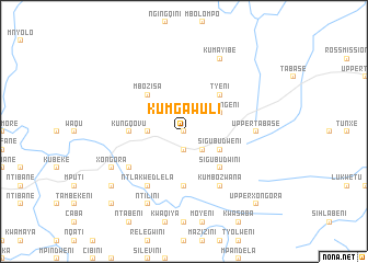 map of KuMgawuli