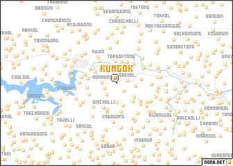 map of Kŭmgok