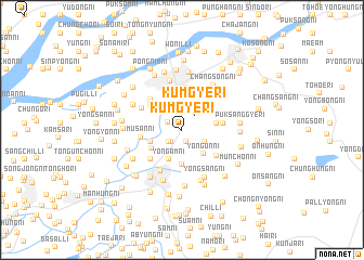map of Kŭmgye-ri