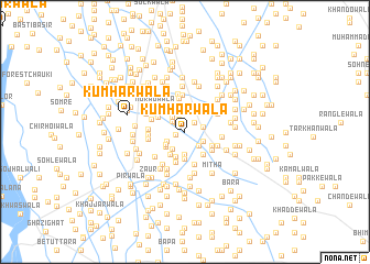 map of Kumhārwāla