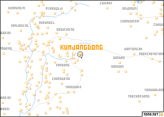 map of Kŭmjang-dong