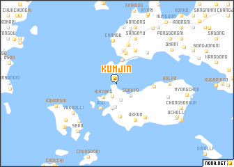 map of Kŭmjin