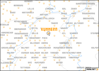 map of Kümmern