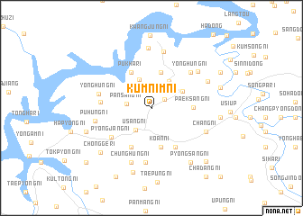 map of Kŭmnim-ni