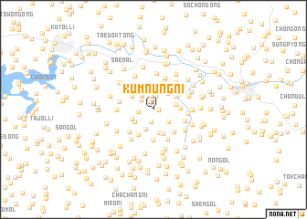 map of Kŭmnŭng-ni