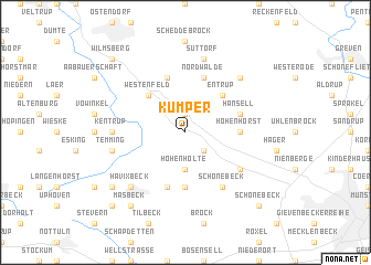 map of Kümper