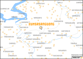map of Kŭmsasang-dong