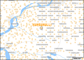 map of Kŭmsumul-li