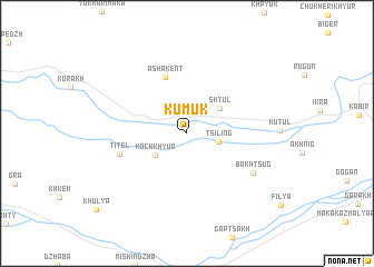 map of Kumuk
