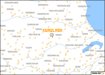map of Kŭmulmok