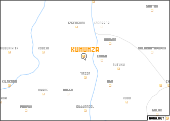 map of Kumumza