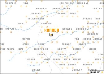 map of Kunaga