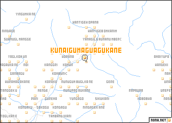 map of Kunaigu-Maguagukane