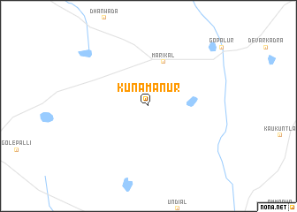 map of Kunamanūr