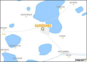 map of Kunashak