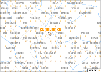 map of Kunaunaku