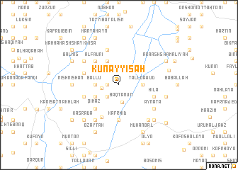 map of Kunayyisah