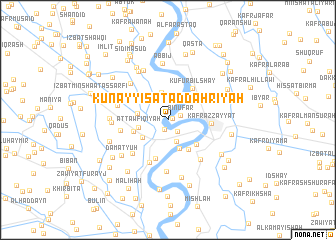 map of Kunayyisat aḑ Ḑahrīyah